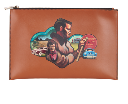 Christian Dior On The Road Zipped Pouch, front view